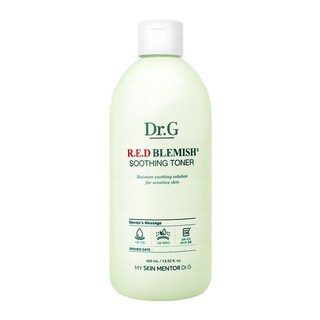 Dr. G R.E.D Blemish 舒膚化妝水 保濕鎮靜 舒緩乾燥肌膚 敏感肌適用, 400ml, 1瓶