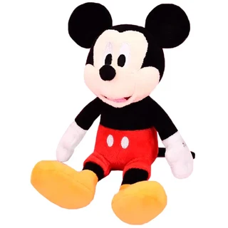 KHTOY Disney 迪士尼 絨毛系列娃娃, 米奇 黑色 + 紅色