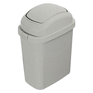 KEYWAY 聯府 中彗星垃圾桶 9L, 米色, 1個