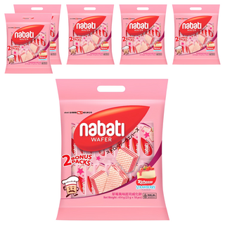 Nabati 麗芝士 草莓風味起司威化餅, 414g, 6袋