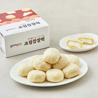 곰곰 크림 찹쌀떡 (냉동), 40g, 10개입, 1개