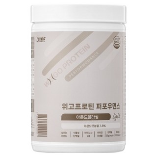 Wego Protein For Performance Calobar植物性蛋白質奶昔 輕量 杏花, 1個, 504g