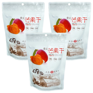 白堊園 愛文芒果乾, 120g, 3包