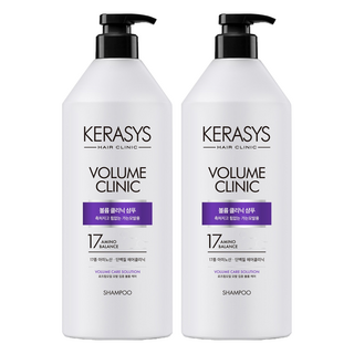 KERASYS Volume Clinic 蛋白質洗髮精花香粉末, 980ml, 2瓶