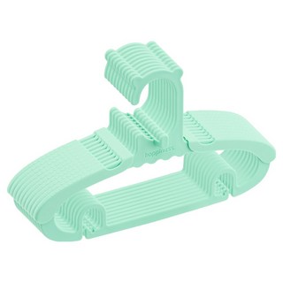 agazzang 4段可調節長度孩童衣架, 薄荷綠, 10個