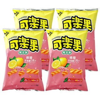 可樂果 豌豆酥 檸檬玫瑰鹽口味, 88g, 4包