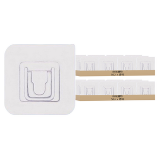 母扣 凹 10入, 透明, 10包