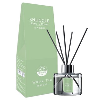 Snuggle 熊寶貝 香氛室內擴香 蘊含天然植萃精油, 療癒白茶(綠), 100ml, 1件