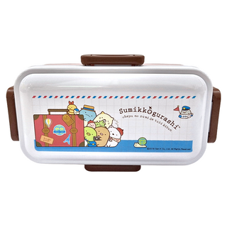 Skater 日本製 角落生物 便當盒/保鮮餐盒 辦公旅行通用 530ml, 環遊世界, 1個