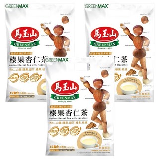 馬玉山 榛果杏仁茶 含鈣質 冷熱皆宜 堅果精華, 30g, 3袋