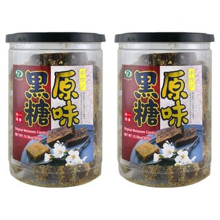 綠得製菓 原味黑糖塊, 300g, 2罐