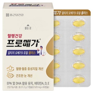 프로메가 알티지 오메가3 듀얼 플러스, 60정, 1개