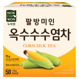 NOKCHAWON 綠茶園 玉米鬚茶 50包 韓國人的飯後常備飲品, 1.5g, 1盒