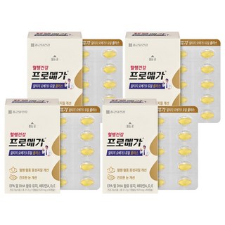 프로메가 알티지 오메가3 듀얼 플러스, 60정, 4개