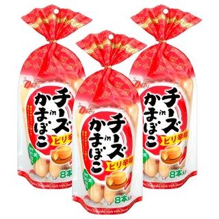 Natori Food 起司魚板棒 辣味 8入, 232g, 3袋