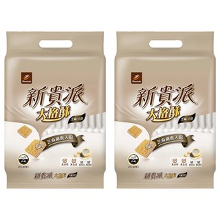 77 新貴派 大格酥餅乾 芝麻豆奶, 無香料 無色素 無防腐劑, 324g, 2袋