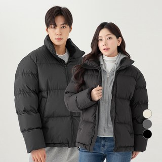 BASE ALPHA ESSENTIALS 立領抽繩短版填充外套