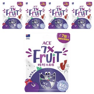 ACE 斑斑水果條 紐西蘭水果(黑醋栗 + 奇牙籽), 90g, 5袋