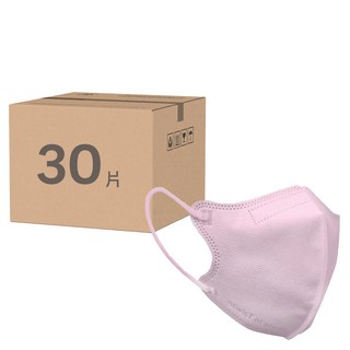 JUN 郡昱 兒童立體醫療口罩, 櫻花粉, 30片, 1盒