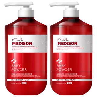 PAUL MEDISON 大容量滋潤護髮素 嬰兒爽身粉香, 1.077L, 2瓶