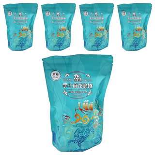 合家 麻花捲 黑糖 190g*5包 - 台灣傳統手工零食，酥脆口感，獨立包裝