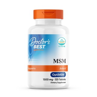 Doctor's BEST MSM錠 1500mg, 120顆, 1罐
