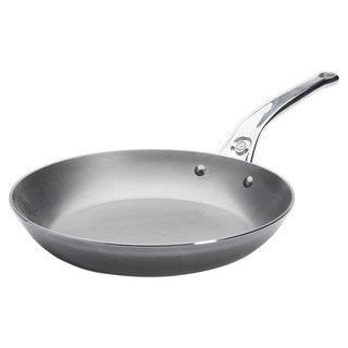 de Buyer 畢耶 原礦蜂蠟系列 職人防滑握柄平底鍋 鐵鍋 2.175kg, 28cm, 1個