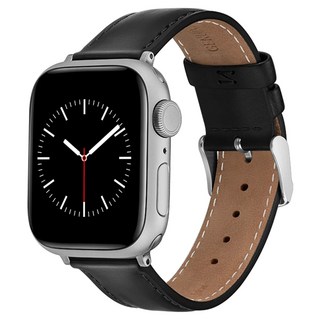 Awesome Design Apple Watch Ode 牛皮錶帶 M, 1個, 瑪瑙黑