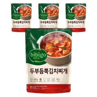 CJ bibigo 泡菜豆腐鍋調理包, 4包, 460g