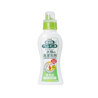 愛兒美 elmie 敏感肌溫和洗衣精 無添加 植物性甘油 日本製造, 550ml, 1瓶