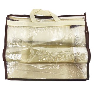 透明包包防塵收納袋 無紡布+PVC, 2個, 1組