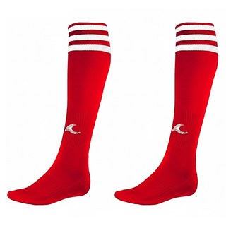 Loopal 路寶 專業足球運動襪 彈性襪口 台灣製, 紅色, 1雙