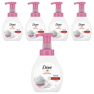 도브 포밍 핸드워시 피치 앤드 릴리, 240ml, 5개