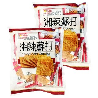 福義軒 湘辣蘇打餅 酥脆 獨立小包裝, 306g, 2袋