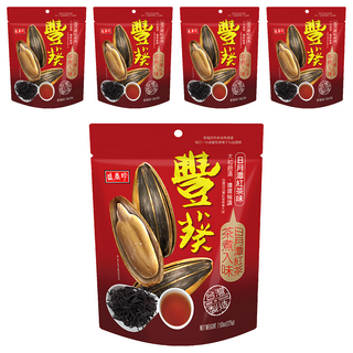 盛香珍 豐葵香瓜子 日月潭紅茶風味, 225g, 5包