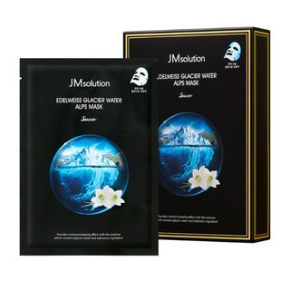 JMsolution 肌司研 雪絨花冰河極潤面膜, 10片, 1盒