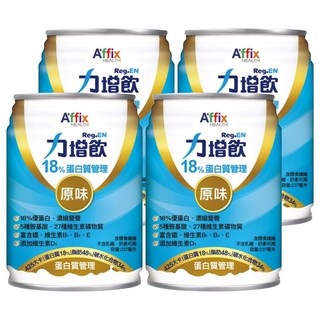 Affix 艾益生 Reg.EN 力增飲 18%蛋白質管理 原味, 237ml, 4罐