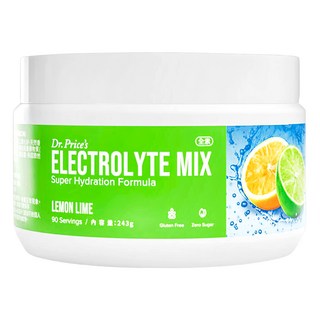 Dr.Prices 普萊斯醫師 電解質罐裝 檸檬萊姆口味, 243g, 1罐