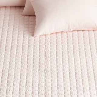 gBEDDING Naturalism60支棉絎縫薄墊, 粉色
