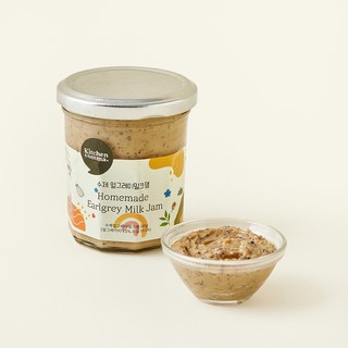 키친콤마 수제 얼그레이 밀크잼, 180g, 1개
