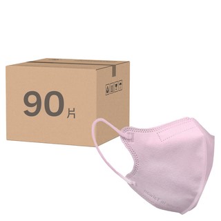 JUN 郡昱 兒童立體醫療口罩, 櫻花粉, 30片, 3盒