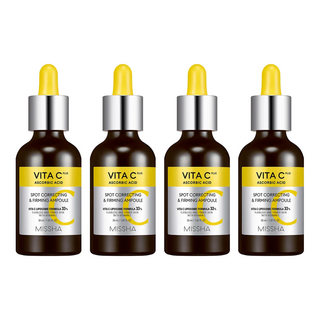 MISSHA 台灣公司貨 維他命C PLUS 亮白緊緻安瓶, 4瓶
