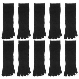 Base Alpha Essential 男士基本款五指中筒襪 10雙