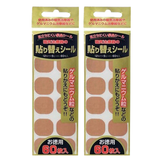 易利氣 日本磁力貼替換貼布 日本正品空運來台, 60枚, 2包