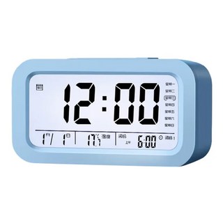 Reddot 紅點生活 全功能USB星期室溫報時鬧鐘, 青春藍