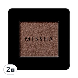 MISSHA 摩登單色眼影 珠光 1.8g, SBR05 Almond Pie, 2個