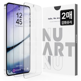 누아트 9H 강화유리 액정보호필름, 2개