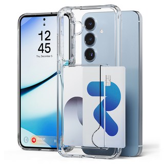 누아트 프레임 더블카드 젤 하드 휴대폰 케이스