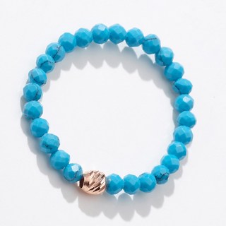 semijuwelry 立體刻面球天然石戒指 14k (5款擇1)