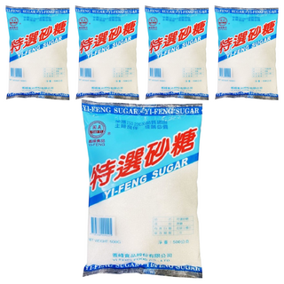 義峰食品 特選砂糖 500g, 5包